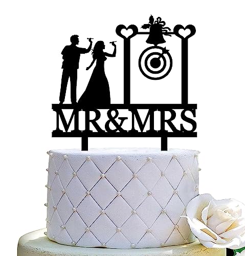 Darts Hochzeitstorte Topper Darts Paar Cake Topper Dartscheibe Hochzeit Topper für Darts Thema Party Kuchen Dekor Darts Geschenk Feier Party Kuchen Dekoration Supplies. von Yuezoloz