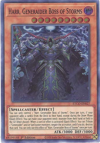 HARR, Generaider Boss of Storms – ETCO-EN027 – Super Rare – 1. Auflage von Yugioh Singles