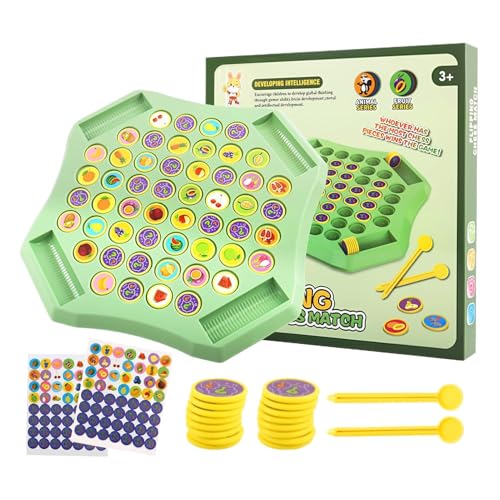 Memory Schachspiel - Tier Memory Spiel Mit Schachbrett - Lernspielzeug Interaktiv Für Kindergarten Vorschule Schule Büro Reise Auto Mädchen Familie Memory Schachspiel - Tier Memory Spiel Mit Schachbrett - Lernspielzeug Interaktiv Für Kindergarten Vorschule Schule Büro Reise Auto Mädchen Familie von Yugugomo