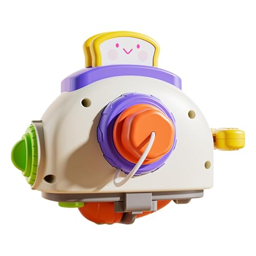 Pretend Kitchen Toaster, Spielzeugtoaster für Kinder - Lustige Kinder Spielen Toaster | Niedliches frühes Lernspielzeug, Kinder-Toaster-Spielzeug für Zuhause, Kindergarten, Vorschule von Yugugomo