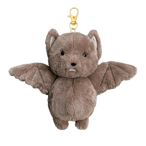 Yugugomo Fledermaus Handpuppe, Fledermaus Plüsch, Plüschtier, Kuscheltier, Großer Flughund, Realistisches Plüschtier Stofftier, Beschwertes Plüsch, Geschenk Für Babys Kinder Und Erwachsene von Yugugomo