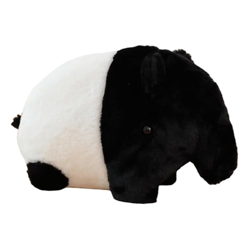 Yugugomo Kuscheltier Tapir Stehend,Traumfressender Tapir Als Plüschtier, 35 cm Plüschtapir Plüschtier, Süße Plüschtiere, Spielzeugpuppe, Dekokissen Für Sofa, Kinderzimmerdeko von Yugugomo