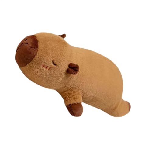 Yugugomo Niedlichen Capybara, 40/60 cm Lange Capybara Plüschkissen, Cartoon Weiches Capybara Kissen, Capybara Legestreifenkissen Stofftiere Puppe für Kinderzimmer, Schlafzimmer, Sofas von Yugugomo