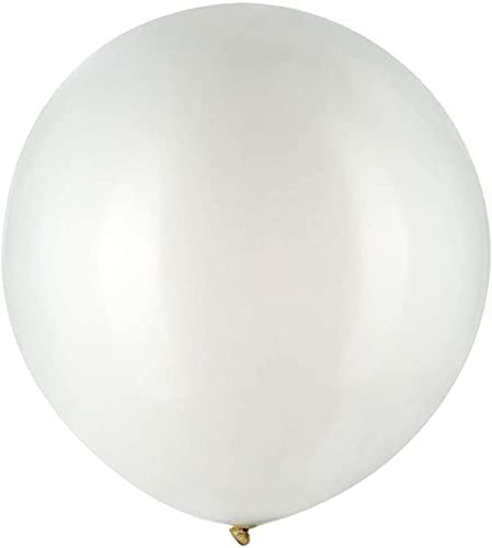 12 Stück große Luftballons 18 Zoll weiße Luftballons Pastellballons große Luftballons riesige Latexballons Partyballons für Hochzeit Geburtstag Party Halloween Weihnachten Babyparty Karneval von Yukiyi