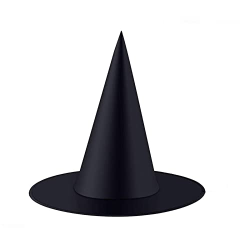 Hexenhüte, 2er Pack Halloween Hexenhut Schwarz Hexenhut Deko Halloween Zauberer Hut Für Erwachsene Damen Kinder Kostümpartys Halloween Party Hüte Kostüm Zubehör Kostüm Cosplay Hexen Kostüm Zubehör von Yukiyi