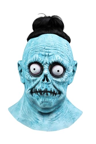 Yulefly Bob-Shrinker Kostüm Maske Lottergeist Poltergeist Betelgeuse Merch Horror Film Anzug Set Halloween Karneval Kopfbedekung von Yulefly