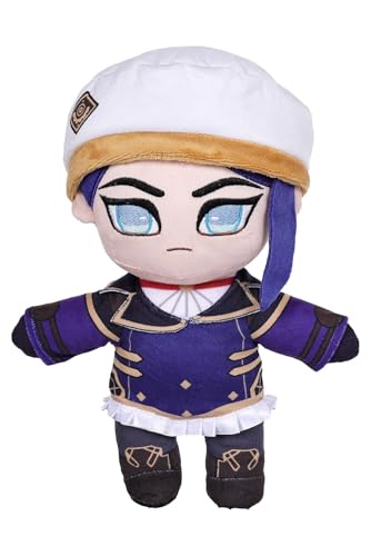 Yulefly Caitlyn Kiramman Plüsch Puppen The Sheriff of Piltover Figuren LOL Merch Spielzeug Halloween Karneval von Yulefly