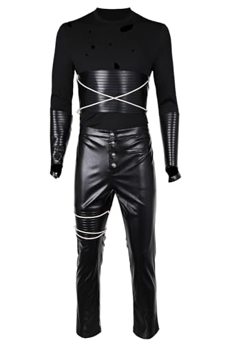 Yulefly Eric Cosplay Kostüm Gothic Costume Gotisch Outfits Anzug Shirts Herren Filmkostüm Halloween Karnival L von Yulefly