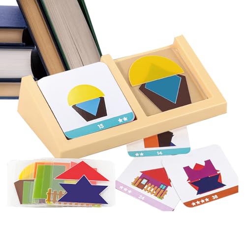 Yulokdwi Block Puzzle | Geometrisches Lernpuzzle Aus Holzblöcken | Lernspielzeug für Kleinkinder im Vorschulalter, Schüler der Grundschule, das Klassenzimmer, zu Hause und die Yulokdwi Block Puzzle | Geometrisches Lernpuzzle Aus Holzblöcken | Lernspielzeug für Kleinkinder im Vorschulalter, Schüler der Grundschule, das Klassenzimmer, zu Hause und die von Yulokdwi