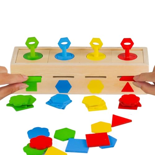 Yulokdwi Farben Sortierspielzeug,Holzspielzeug Für Vorschule & Lernspielzeug - Entwicklungsförderndes Sortierspiel Mit Schlossbox Für Kindergarten Vorschule Homeschool Reiseunterhaltung Yulokdwi Farben Sortierspielzeug,Holzspielzeug Für Vorschule & Lernspielzeug - Entwicklungsförderndes Sortierspiel Mit Schlossbox Für Kindergarten Vorschule Homeschool Reiseunterhaltung von Yulokdwi