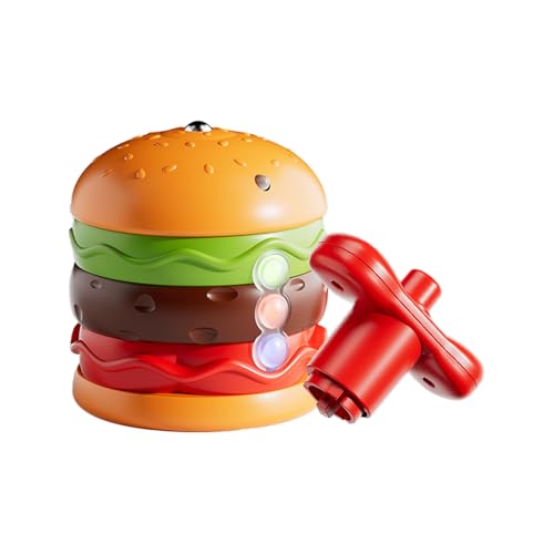 Yulokdwi Für Kinder | Leuchtender Hamburger Kampf-Tischspiel - Mit Musik, Tragbares Reisespiel, Interaktives Gleichgewichtsspielzeug Für Zuhause Kindergarten Schule Yulokdwi Für Kinder | Leuchtender Hamburger Kampf-Tischspiel - Mit Musik, Tragbares Reisespiel, Interaktives Gleichgewichtsspielzeug Für Zuhause Kindergarten Schule von Yulokdwi