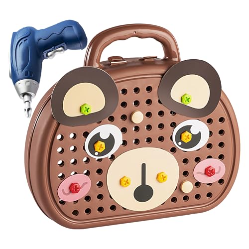 Yulokdwi Kinder Werkzeugkasten, Rollenspiel Konstruktionsspielzeug Für Kinder, Lernspielzeug Bauset Für Vorschulkinder Und Mädchen Yulokdwi Kinder Werkzeugkasten, Rollenspiel Konstruktionsspielzeug Für Kinder, Lernspielzeug Bauset Für Vorschulkinder Und Mädchen von Yulokdwi