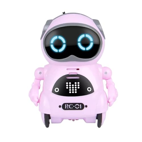 Yulokdwi Sprechender Roboter, Roboterspielzeug für Kinder, Sprechender Roboter im Taschenformat, Lern- und Lernspielzeug, interaktiver Dialog, elektrischer Spracherkennungsroboter für zu Hause von Yulokdwi