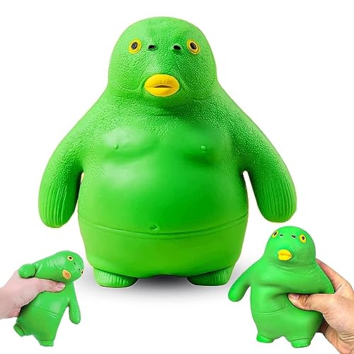 Grüner Fisch Sensory Fidget Spielzeug,Figur Stretch-Spielzeug für Kinder und Erwachsene,Anti Stress Squeeze Spielzeug Sensory Fidget Spielzeug Für Jungen Mädchen Autismus von YumSur