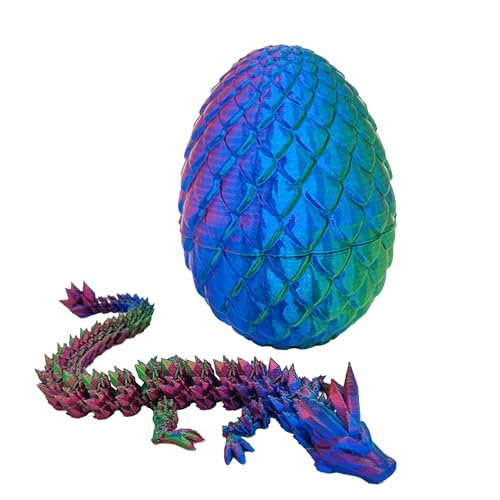 YumSur 3D gedrucktes Drachenei Mysteriöse Dracheneier mit Drachen im Inneren Home Office Schreibtisch Dekoration Erwachsene Kinder Geschenke Spielzeug von YumSur