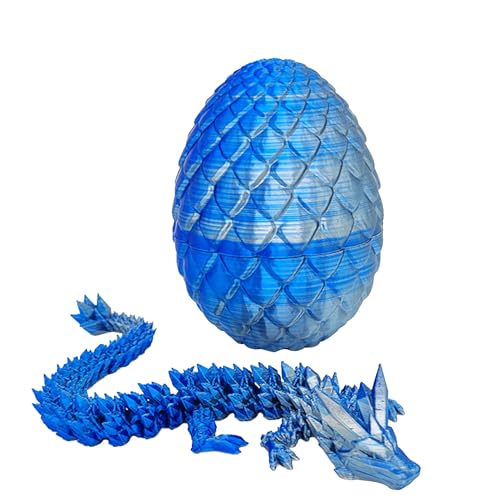 YumSur 3D gedrucktes Drachenei Mysteriöse Dracheneier mit Drachen im Inneren Home Office Schreibtisch Dekoration Erwachsene Kinder Geschenke Spielzeug von YumSur