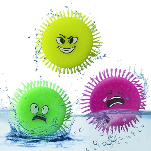 YumSur Frisbeeset WasserFrisbee,Water Disc, Wasser Wurfscheibe aus Schaumstoff und Silikon, Extra Soft in knalligen Farben für den Sommer 3 Stück von YumSur