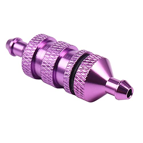 YUMIN 1/8 1/10 Ersatzteile RC Auto Kraftstofffilter Nitro für 02156 94122 94188, Violett von Yumin