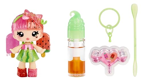 Yummiland Lip Gloss Doll: Mystery Color Change - Poppy Melonberry - Enthält 1 Puppe, DIY-Lipgloss + Abnehmbaren Schlüsselanhänger, Kosmetik-Spiel, Sammlerstück, Geeignet für Kinder ab 4 Jahren Yummiland Lip Gloss Doll: Mystery Color Change - Poppy Melonberry - Enthält 1 Puppe, DIY-Lipgloss + Abnehmbaren Schlüsselanhänger, Kosmetik-Spiel, Sammlerstück, Geeignet für Kinder ab 4 Jahren von Yummiland