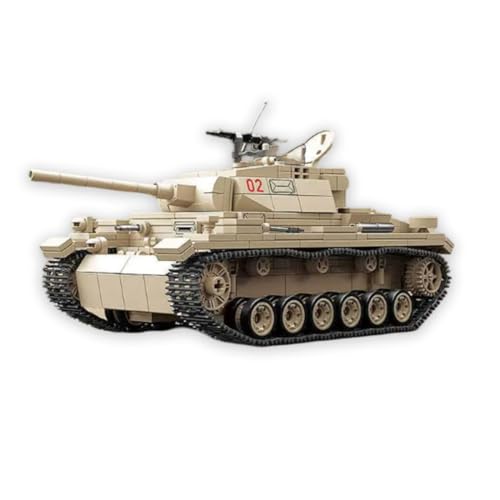 Yunigzmy Technik Panzer Bausteine, 959 Teile Panzer III Typ L Panzer Modellbausatz, Klemmbausteine MOC Tank Bausatz Bauspielzeug, Nicht Kompatibel mit Großen Marken von Yunigzmy