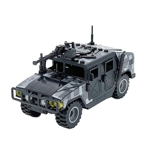 Yunigzmy Technik Panzer Modellbausatz, 96 Teile Hummer Panzer-Bausteinmodell, Klemmbausteine MOC Tank Bausatz Bauspielzeug Nicht Kompatibel mit Großen Marken von Yunigzmy