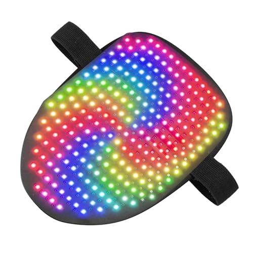 Yunir LED-Maske mit Gestenerkennung, LED-beleuchtete Gesichtstransformationsabdeckung für Halloween, Cosplay, Party, Weihnachten, Geburtstag, Wiederaufladbar Yunir LED-Maske mit Gestenerkennung, LED-beleuchtete Gesichtstransformationsabdeckung für Halloween, Cosplay, Party, Weihnachten, Geburtstag, Wiederaufladbar von Yunir