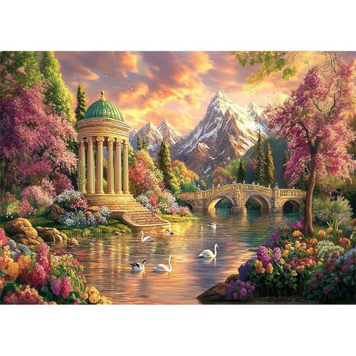 Yunlus Jigsaw Puzzles for Adults 1000 Pieces Impossible Hard Difficult Challenging Puzzles for Adults 1000pc Puzzle Peaceful Enchanting Garden Jigsaw Puzzle 1000 Pieces 70 x 50 cm Yunlus Jigsaw Puzzles for Adults 1000 Pieces Impossible Hard Difficult Challenging Puzzles for Adults 1000pc Puzzle Peaceful Enchanting Garden Jigsaw Puzzle 1000 Pieces 70 x 50 cm von Yunlus