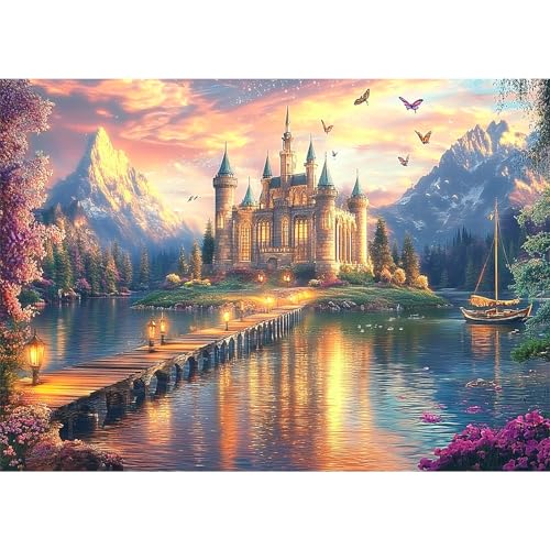 Yunlus Puzzles für Erwachsene 1000 Teile Unmöglich schwer schwierig herausfordernd Puzzles für Erwachsene 1000pc Puzzle Sonnenuntergang Schloss Stadt Berggipfel Jigsaw Puzzle 70 x 50 cm Yunlus Puzzles für Erwachsene 1000 Teile Unmöglich schwer schwierig herausfordernd Puzzles für Erwachsene 1000pc Puzzle Sonnenuntergang Schloss Stadt Berggipfel Jigsaw Puzzle 70 x 50 cm von Yunlus