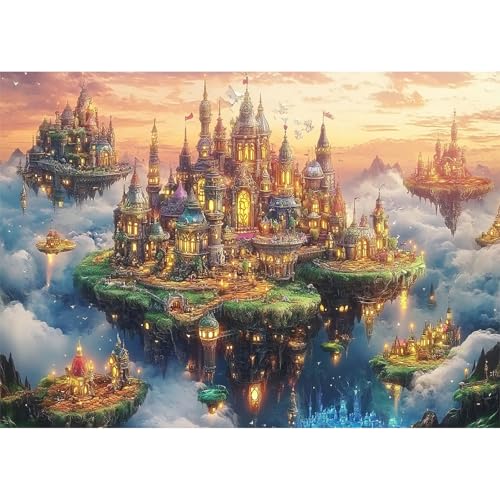 Yunlus Puzzles für Erwachsene 1000 Teile Unmöglich schwer schwierig herausfordernde Puzzles für Erwachsene 1000pc Puzzle Stadt der himmlischen Königreiche Jigsaw Puzzle 1000 Teile 70 x 50 cm Yunlus Puzzles für Erwachsene 1000 Teile Unmöglich schwer schwierig herausfordernde Puzzles für Erwachsene 1000pc Puzzle Stadt der himmlischen Königreiche Jigsaw Puzzle 1000 Teile 70 x 50 cm von Yunlus