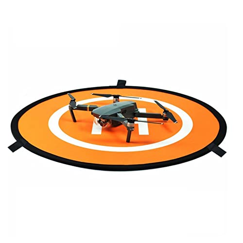 Drohnen-Landeplatz, 30 Zoll, 75 cm, Nylon, Doppelseitig, Hubschrauber-Landematte, Wasserdichter, Faltbarer Quadcopter-Landeplatz für Mavic Pro Spark von Yunseity