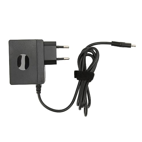 Konsolen-Netzteil, 15 V, 2,6 A, Spielekonsolen-Ladegerät, Weitspannungs-Schnellladung für Controller (EU-Stecker 100-240 V) von Yunseity