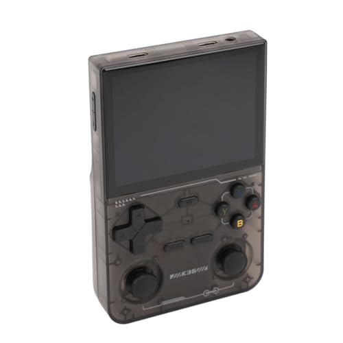 Yunseity Handheld-Spielekonsole, Dual-3D-Joystick-Retro-Spielekonsole für Tägliche Unterhaltung (Black) von Yunseity