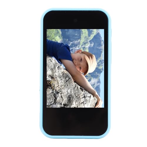 Yunseity Smartphone-Kamera, Smartphone 2,8 Zoll IPS-Touchscreen 48 MP Stoßfest mit Selfie-Objektiv Zum Lernen (Blue) von Yunseity