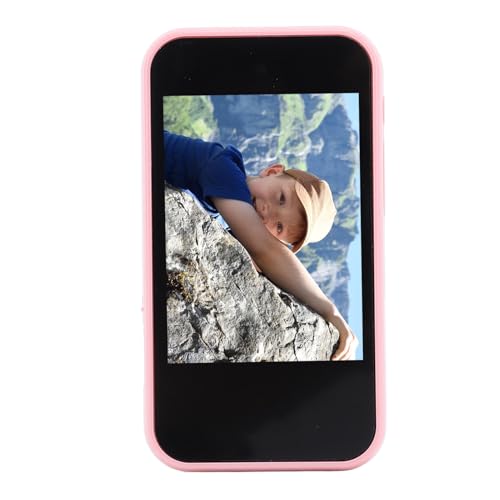 Yunseity Smartphone-Kamera, Smartphone 2,8 Zoll IPS-Touchscreen 48 MP Stoßfest mit Selfie-Objektiv Zum Lernen (Rosa) von Yunseity