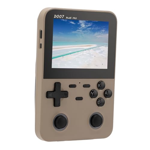 Yunseity Tragbare Spielekonsole, Retro-Handheld-Spielekonsole mit IPS-Display für Unterwegs (Sekt) von Yunseity