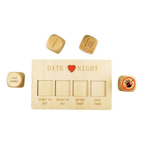 Yuqilin Date Night Würfel Set Romantisches Geschenk für Paare Kreative Date Ideen Paare Entscheidungswürfel Dice Perfekt für Valentinstag Mari et Femme Valentinstag Hochzeiten Als Geschenk Yuqilin Date Night Würfel Set Romantisches Geschenk für Paare Kreative Date Ideen Paare Entscheidungswürfel Dice Perfekt für Valentinstag Mari et Femme Valentinstag Hochzeiten Als Geschenk von Yuqilin