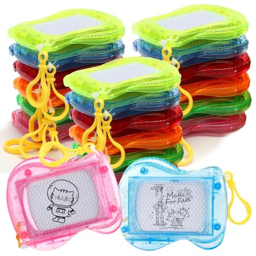 Yuragim Mini Maltafel Zaubertafel, 18 Stück Magnetische Maltafel Zaubertafel, Schlüsselanhänger, Doodle Board für Bildung,Lernen,Reisen, Mitgebsel Kindergeburtstag Geschenke zur Einschulung für Kinder Yuragim Mini Maltafel Zaubertafel, 18 Stück Magnetische Maltafel Zaubertafel, Schlüsselanhänger, Doodle Board für Bildung,Lernen,Reisen, Mitgebsel Kindergeburtstag Geschenke zur Einschulung für Kinder von Yuragim