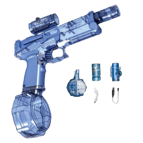 Ultimate Battle Blaster Long Range Motorized Water Gun, Automatische Wasserpistole, Wasserpistole Burst Wasserspritzpistolen Wasserpistole, Wasserspritzpistole Große Kapazität 500cc + 50cc (B) von YuuFcy