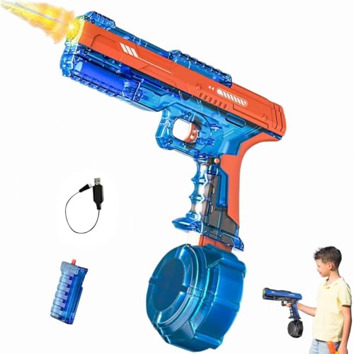 Wasserpistole Elektrisch für Erwachsene und Kinder, Automatische Elektrische Wasserabsaug Pistole, 500ml Große Kapazität Wasser Pistole Max Range 32ft für Strandpool Wasserspaß Spielzeug (A) von YuuFcy