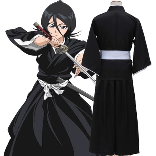 Yuulibux Bleach Kuchiki Rukia Kleid für Cosplay-Fans im japanischen Anime-Kostümstil (Medium) von Yuulibux