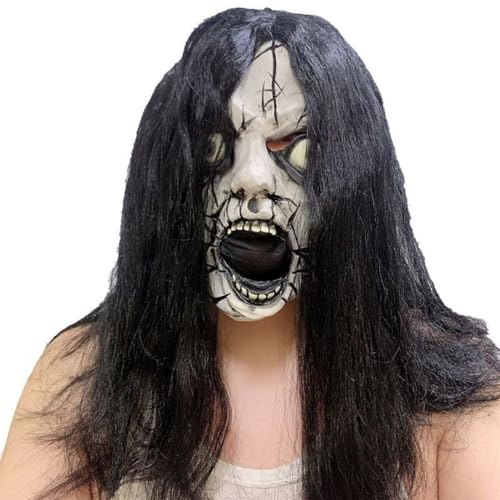 Yuulibux Halloween-Maske, Horror-Requisiten, Multi-Pack-Masken für Escape Room-Spiele, Horror-Themen-Events, Cosplay-Maske (B4) von Yuulibux