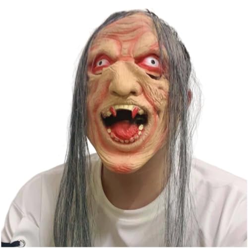 Yuulibux Halloween-Maske, Horror-Requisiten, Multi-Pack-Masken für Escape Room-Spiele, Horror-Themen-Events, Cosplay-Maske (D3) von Yuulibux