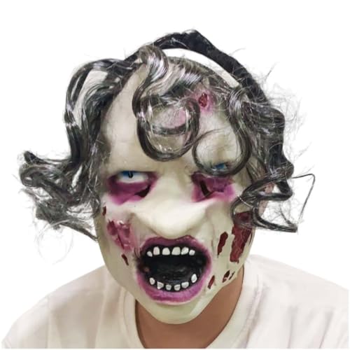 Yuulibux Halloween-Maske Horror-Requisiten, Multi-Pack Masken für Escape Room Spiele Horror-Themenveranstaltungen Cosplay-Maske (D2) von Yuulibux