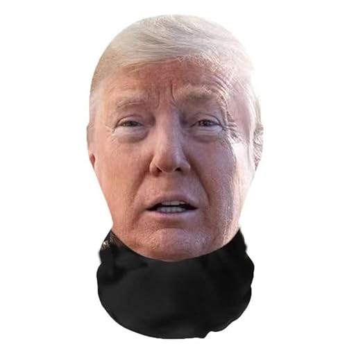 Yuulibux Lustige Donald Trump Maske mit Netz-Augen und Nasen-Bedeckung Halloween für Maskerade Party (C) von Yuulibux