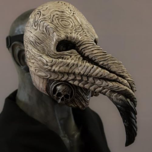 Yuulibux - Medizinische Vogelmaske mit Pest im Punk-Stil, Halloween-Horror-Geistermaske von Yuulibux