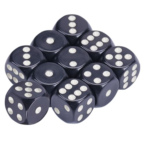 16mm Sechs Seiten Dices Acryl Spiel Dices Klassenzimmer Farbenfrohe Unterricht Dices Bildungszählspielzeug Mathematik Lernwerkzeug von Ywmsfl