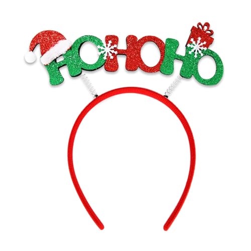 Ywmsfl Geweih Hut Weihnachten Kopfbedeckung Stirnband Foto Requisiten Party Cosplay Kostüme Tanzparty Plaids Stirnband Weihnachten von Ywmsfl