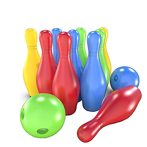 Yxian Kegelspiel für Kinder - Kinderspielzeug mit 10 Kegeln und 2 Kugeln - Förderung der Hand-Augen-Koordination und motorischen Fähigkeiten - Für Kids - Fantasie-Thema Yxian Kegelspiel für Kinder - Kinderspielzeug mit 10 Kegeln und 2 Kugeln - Förderung der Hand-Augen-Koordination und motorischen Fähigkeiten - Für Kids - Fantasie-Thema von Yxian