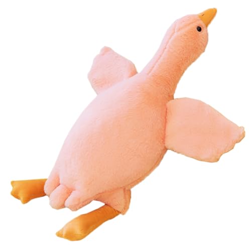 Yxian Plüsch, niedlich, langhaarig, große weiße Gans, Ragdoll (Pink) von Yxian