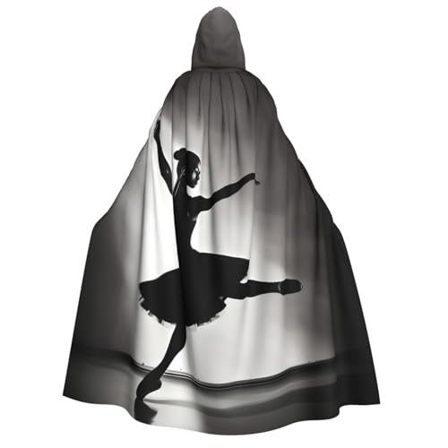 Yyoretp Unisex Ballerina Tanzdruck Erwachsene Kapuzenumhang Robe Umhang Umhang für Halloween Cosplay Tod Vampir Kostüme Yyoretp Unisex Ballerina Tanzdruck Erwachsene Kapuzenumhang Robe Umhang Umhang für Halloween Cosplay Tod Vampir Kostüme von Yyoretp